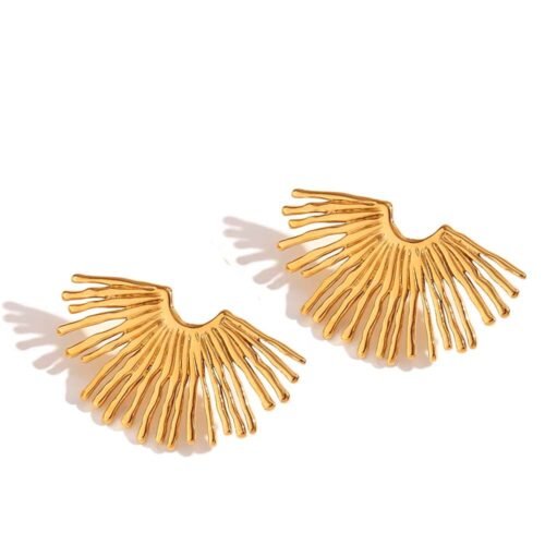 Σκουλαρίκια Boho από ανοξείδωτο ατσάλι 316L 100% waterproof