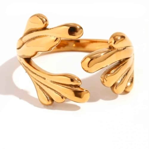 Δαχτυλίδι μίνιμαλ από ανοξείδωτο ατσάλι. Χρώμα ασημί ή χρυσό (επιμεταλλωμένο 18Κ Χρυσό) waterproof