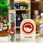Λαμπάδα Ολυμπιακός Μπρελόκ με σετ Φωτιστικό