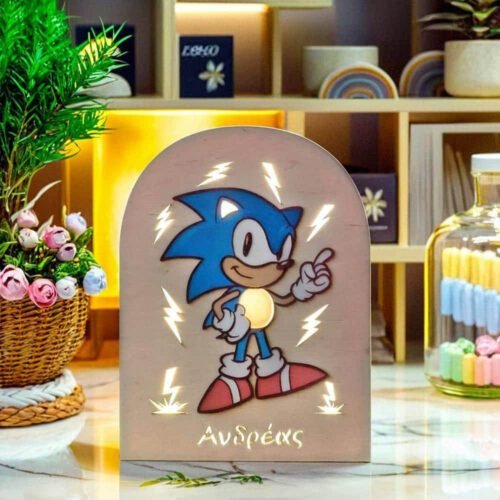 Φωτιστικό Sonic Ξύλινο